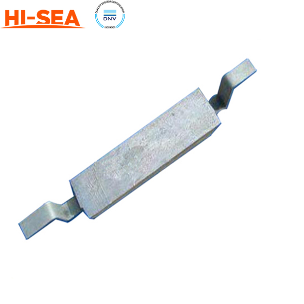 Zinc Alloy Sacrificial Anode In Storage Tank